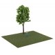 Static Grass Flocking -- Green Blend 1/16′ 1.5mm Fibers, 3-1/2oz 100g, All Scales, Walthers SceneMaster 1202
