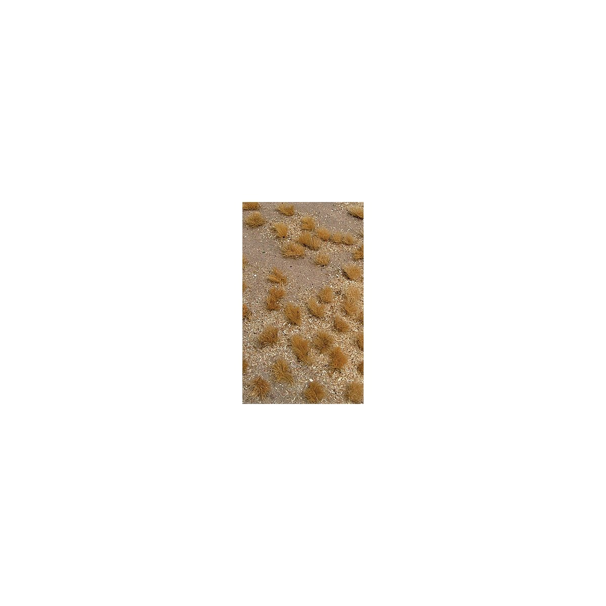 Grassland Mat (Earth Base w/Grassy Tufts) - 5 x 7′ 12.7 x 17.8cm Sheet -- Golden, All Scales, JTT Miniature Tree 95603