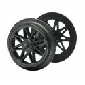 AC fine-cast metal spoke wheel set -- AC-Radsatz mit Doppelspeichen -- HO - Roco 40181