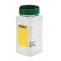 Empty Shaker Storage Bottle -- Clear w/Blank Label, All Scales, Faller Gmbh 171700