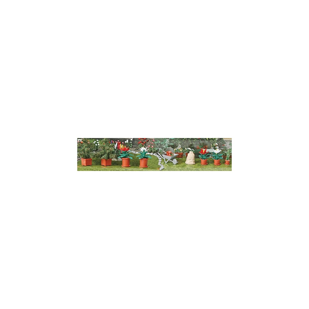 Christmas Flower Set, HO, Busch Gmbh & Co Kg 1235