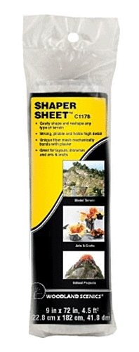 Shaper Sheet(TM) -- Roll - 9 x 72′ 22.9 x 183cm, All Scales, Woodland Scenics 1178