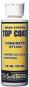 Top Coat(TM) - SubTerrain System -- Concrete - 4oz 118mL, All Scales, Woodland Scenics 1454