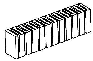 Risers - SubTerrain System -- 4` x 2` 10.2 x 61cm pkg(2), All Scales, Woodland Scenics 1409