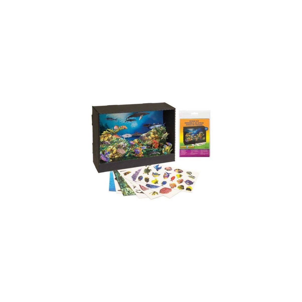 Ocean - Scene-A-Rama(TM) -- Kit, All Scales, Woodland Scenics 4242