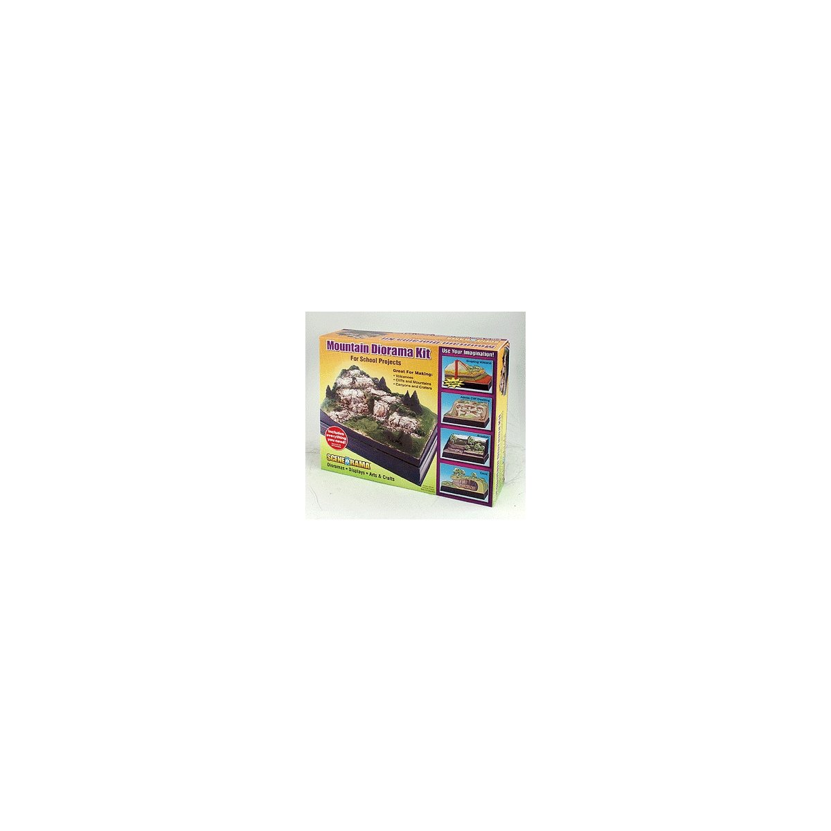 Scene-A-Rama(TM) Diorama Kits -- Mountain, HO, Woodland Scenics 4111