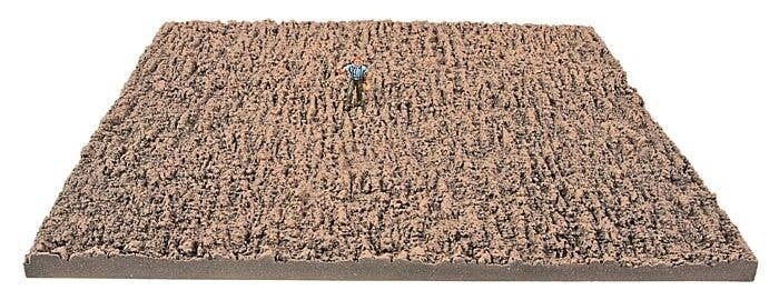 Plowed Field -- 8-5/8 x 7-7/8′ 22 x 20cm, All Scales, Walthers SceneMaster 1132