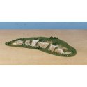 Rocky Ridges - Ready Landforms(TM) -- 6 x 14-1/2 x 1-3/4′ 15.2 x 36.8 x 4.5cm, HO, Woodland Scenics 1321