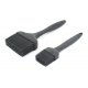 Plaster Brush Set -- 1 Each: 1-1/2 & 3′ 3.8 & 7.6cm, All Scales, Woodland Scenics 1186