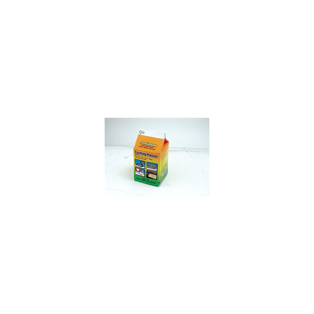 Scene-A-Rama(TM) Diorama Project Accessories -- Casting Plaster - 8oz 226g, HO, Woodland Scenics 4141