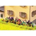 Flower Garden - Laser-Cut Minis(R) -- Makes 17 Plants, HO, Noch Gmbh & Co 14050