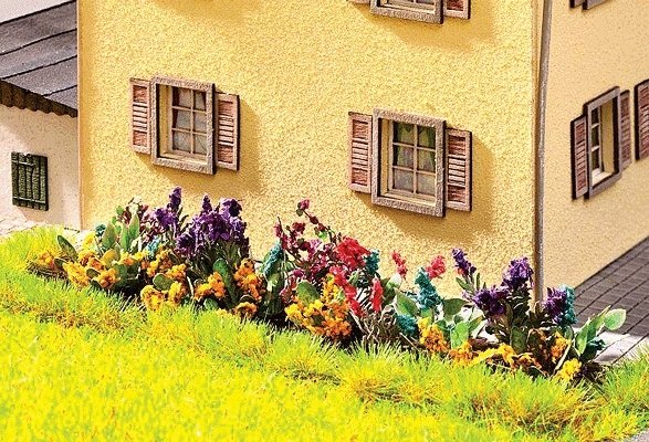 Flower Garden - Laser-Cut Minis(R) -- Makes 17 Plants, HO, Noch Gmbh & Co 14050