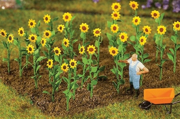Sunflowers -- pkg(16), All Scales, Faller Gmbh 181256