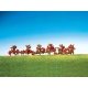 Bushes w/red Flowers, All Scales, Faller Gmbh 181476