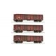 2 piece set: Diesel locomotives 111 018-8 and 111 019-6, DR, TT, Roco 7380011