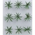 Ferns -- 1′ 2.5cm Wide pkg(9), O, JTT Miniature Tree 95534