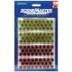 Grass Tufts - pkg(104) 1/4′ 0.6cm Tall -- Blooming Flowers, HO, Walthers SceneMaster 1105
