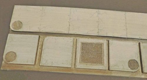 Flexible Concrete Sidewalk Sheet -- Medium for HO Scale: 3-3/4 x 12′ 9.5 x 30.5cm, All Scales, Chooch Enterprises 8680