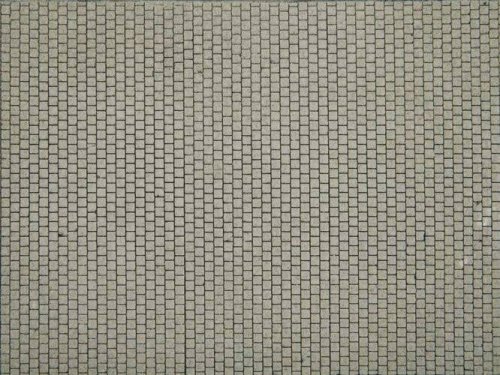 Flexible Pavement Sheet -- Marketplace Paving Stones - 6-1/8 x 8-1/4′ 15.6 x 21cm, HO, Noch Gmbh & Co 60325