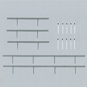 Crash Barriers & 40 Marker Posts, N, Faller Gmbh 272452