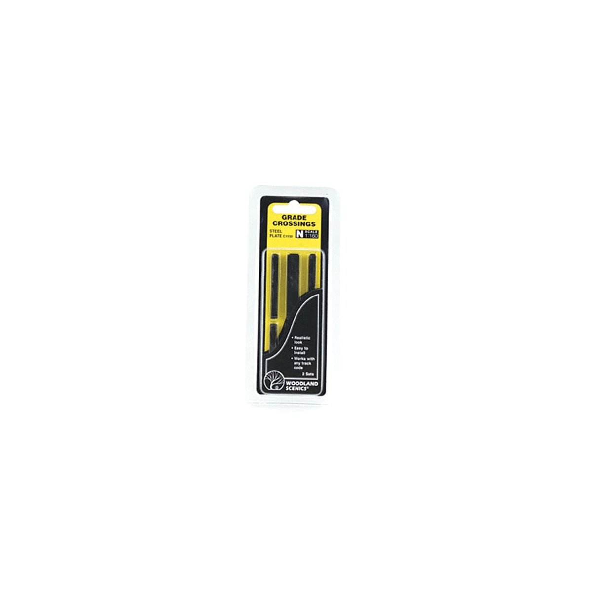 Steel Grade Crossing -- pkg(2), N, Woodland Scenics 1150
