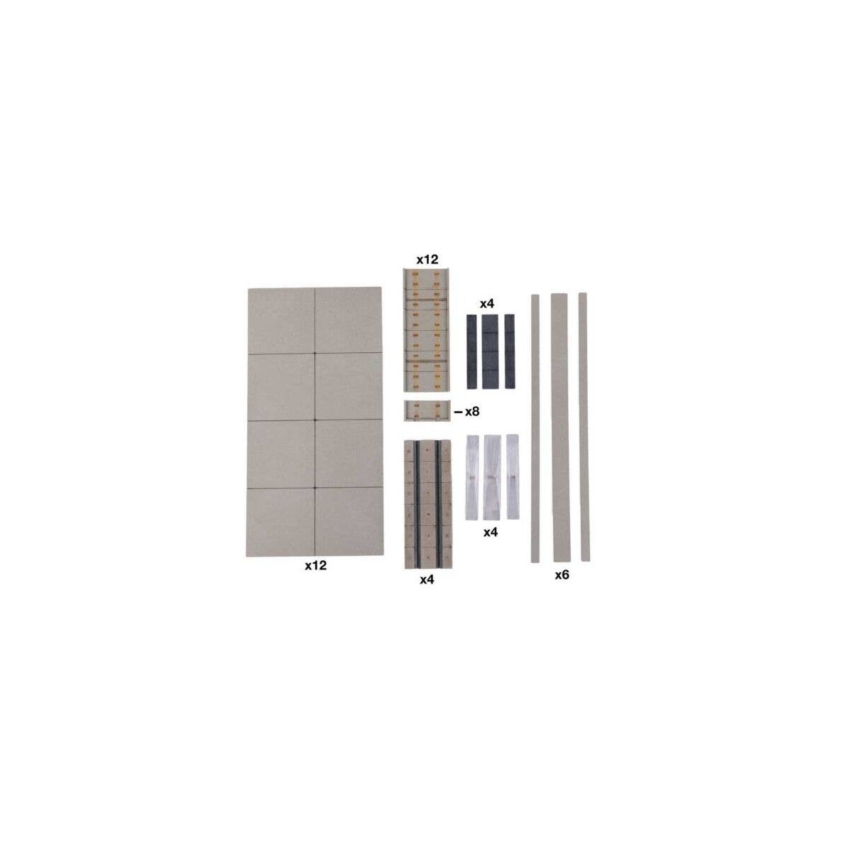 Transload Pavement - Transload Facility -- Kits, HO, Walthers Cornerstone 4186
