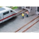 Self-Adhesive Road Surface Sheet -- Cobblestone (dark gray), HO, Faller Gmbh 170311