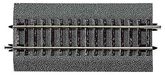 Straight track G½, HO, Roco 42512