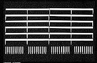Guard rail set 40/, HO, Preiser Kg 18202