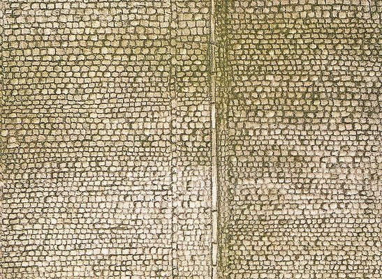 Embossed Panel Building Material Sheet -- Cobblestone, HO, Faller Gmbh 170601