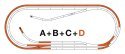 ROCO LINE track set D, HO, Roco 42022