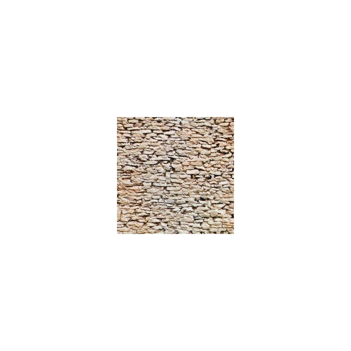 Flexible Dry-Stack Fieldstone Rock Sheet -- All Scales: 3-3/4 x 12′ 9.5 x 30.5cm, All Scales, Chooch Enterprises 8544