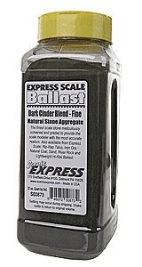 Natural Cinder (May Contain Magnetic Particles - Not Suitable for Ballast) -- Dark Fine , All Scales, Scenic Express SE0873