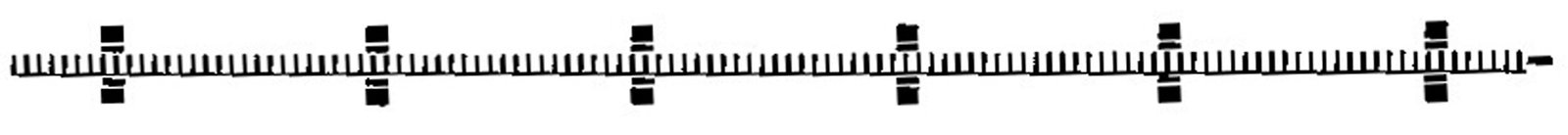 Flexible rack track for FLEISCHMANN PROFI track, HO, Roco 6412