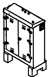 Electric Relay Cabinets -- 2-Door, HO, Details West 902