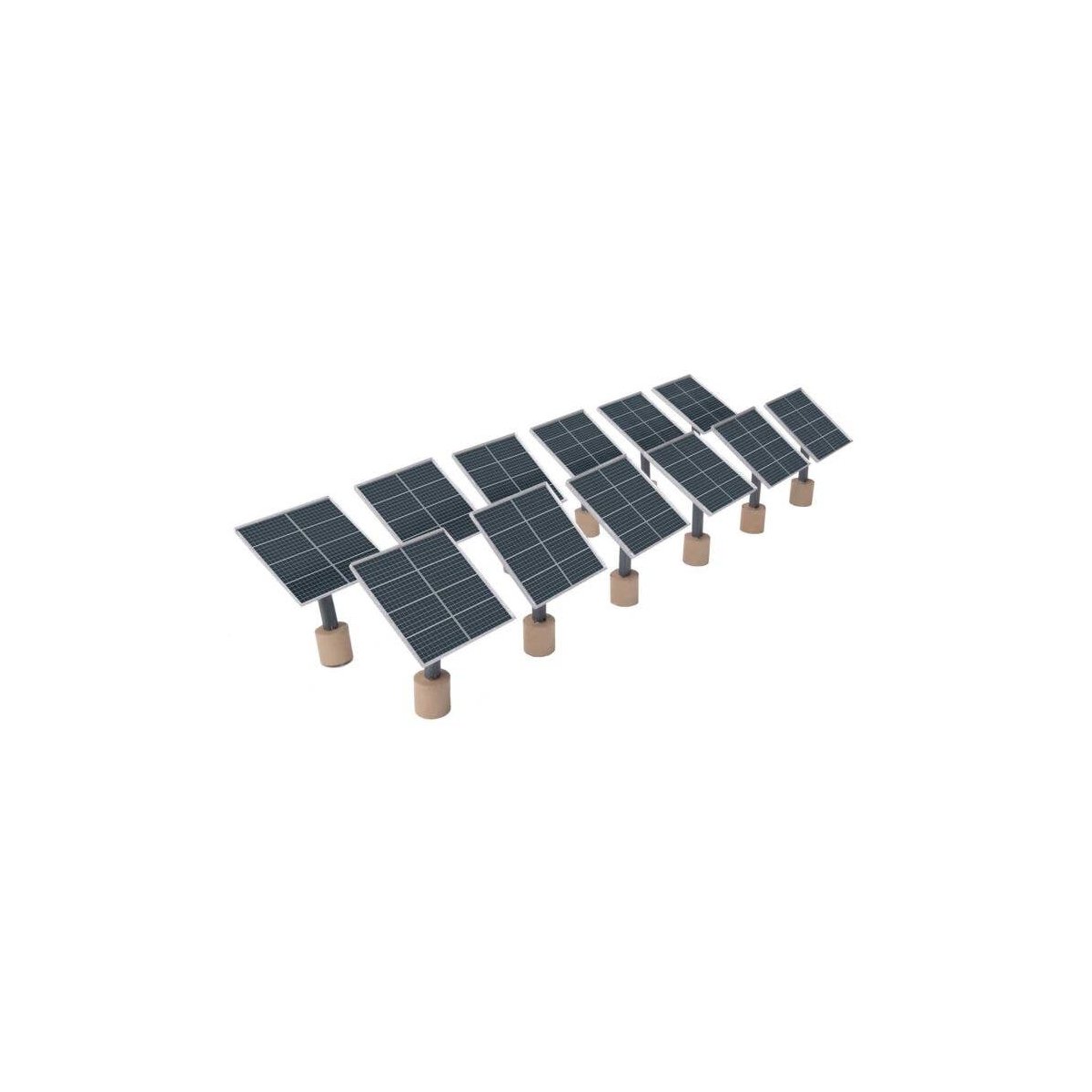 Rooftop Solar Panels -- Kit, HO, Walthers SceneMaster 4196