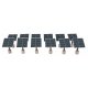 Rooftop Solar Panels -- Kit, HO, Walthers SceneMaster 4196