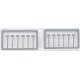 Mailboxes -- pkg(12), HO, Tichy Train Group 8234