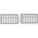 Mailboxes -- pkg(12), HO, Tichy Train Group 8234