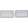 Mailboxes -- pkg(12), HO, Tichy Train Group 8234