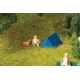 Tents -- Blue pkg(4), HO, Faller Gmbh 180003
