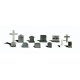 Scenic Accents(R) Details -- Tombstones pkg(11), O, Woodland Scenics 2726