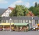 Shopping for Veggies - Action Set -- 2 Benches, Garbage Can, Figure, 2 Bicycles, Nonworking Pa, HO, Busch Gmbh & Co Kg 7997