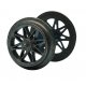 AC fine-cast metal spoke wheel set -- AC-Radsatz mit Doppelspeichen -- HO - Roco 40181