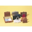 Assorted Luggage, G, Preiser Kg 45218