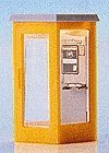Telephone booth-lighted, HO, Brawa Modellspielwaren 5441