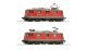 2 piece set: Electric locomotive Re 4/4 II 11133 and Re 4/4 II 11192, SBB, HO, Roco 7500127