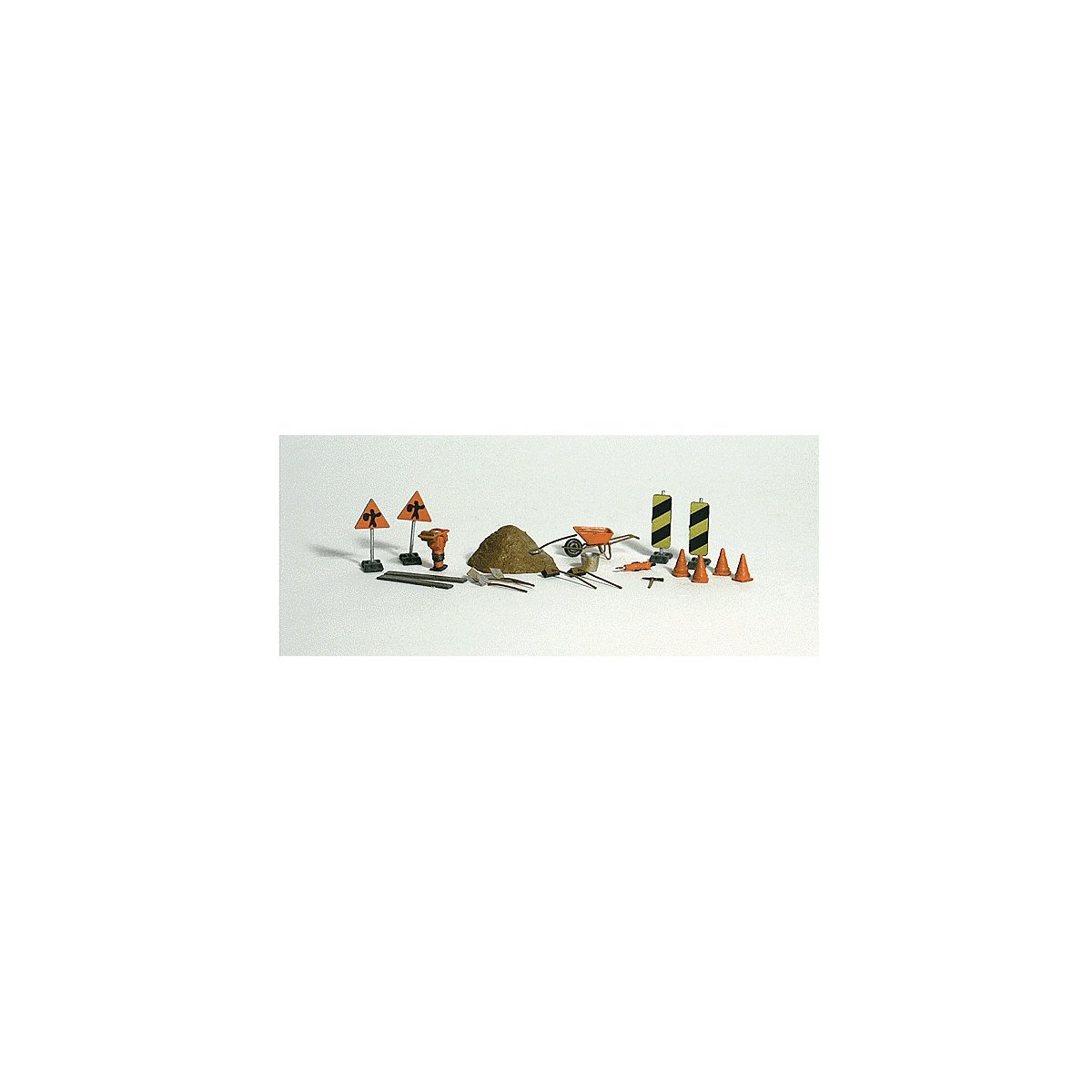 Road Crew Details - Scenic Accents(R), HO, Woodland Scenics 1851