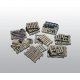 Scenic Details(R) (Unpainted Metal Castings) -- Assorted Skids, HO, Woodland Scenics 204