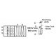 Visible Gas Pump -- Unpainted pkg(2), HO, Tichy Train Group 8223